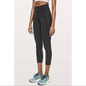 Lululemon Time To Sweat Crop Pant *23" in Black